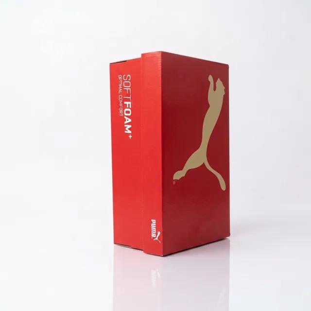 Коробка Puma червона (32×20×11 см) Преміальна упаковка для кросівок Пума