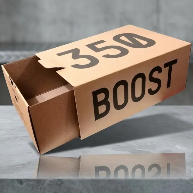 Коробка для взуття Yeezy Boost 350 (Ізі Буст) картонна, 322х216х126 мм, коробка для кросівок adidas Yeezy